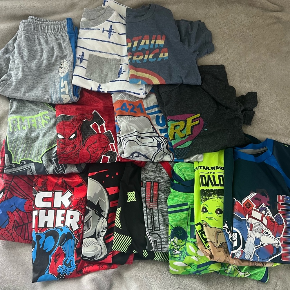 Boys Size 7 Summer Clothing Bundle